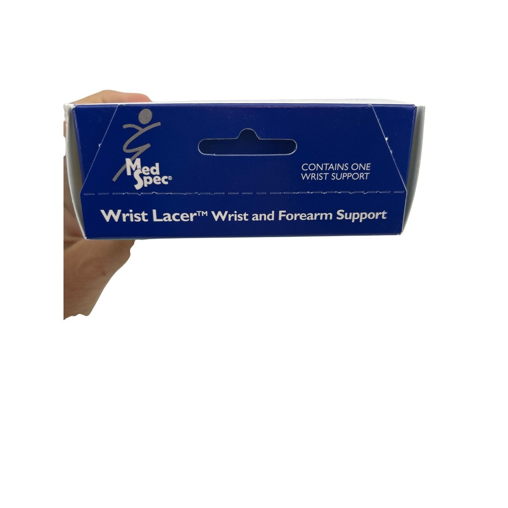 Med Spec Wrist Lacer II 10.5" Black XL Right Hand Wrist Forearm Support 223366 - Picture 5 of 5